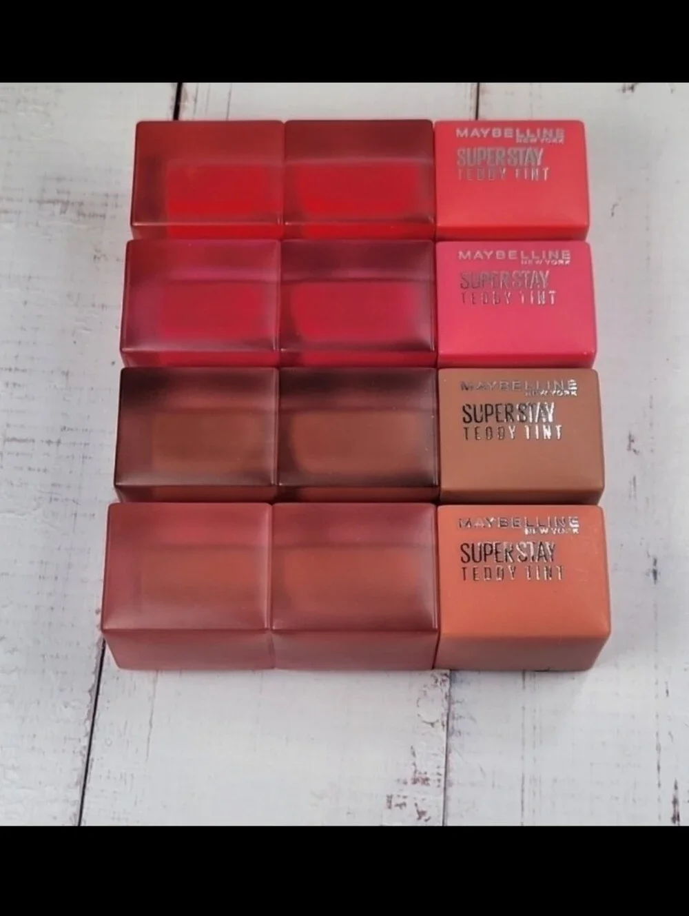 Maybelline Super Stay Teddy Tint Long Lasting Matte Lip Tint Bundle NEW!